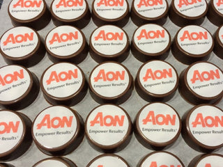 corporate logo cookies