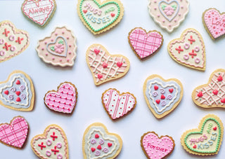 custom valentines day cookies