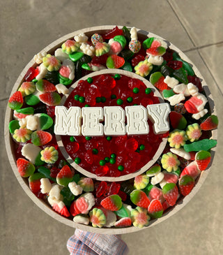 MERRY Wreath Candy Board